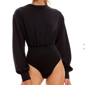 New Aguabendita open-backed bodisuit. Color black, size S.